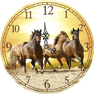 R54 RELOJ CABALLOS 29CM